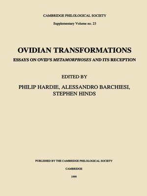 cover image of Ovidian Transformations